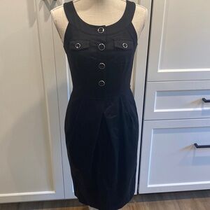 White House Black Market tailored fitted sleeveless dress size 0